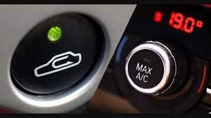 qual a função do botão do circulado do ar condicionado automotivo